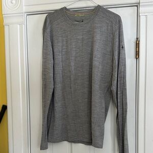 Smartwool Men's Heather Gray Long Sleeve Tee